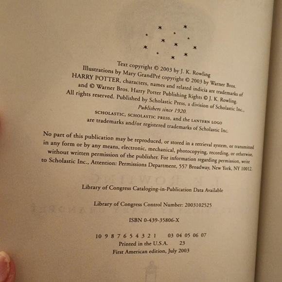 Harry Potter 1st Printings Books - Picture 4 of 5